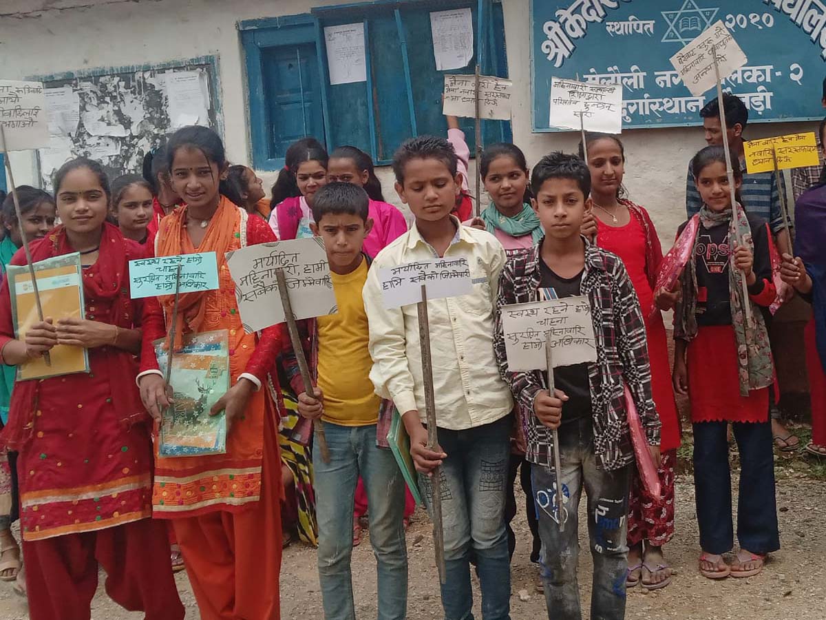 अन्तर्राष्ट्रिय महिनावारी सरसफाई दिवस बैतडीमा पनि मनाइयो